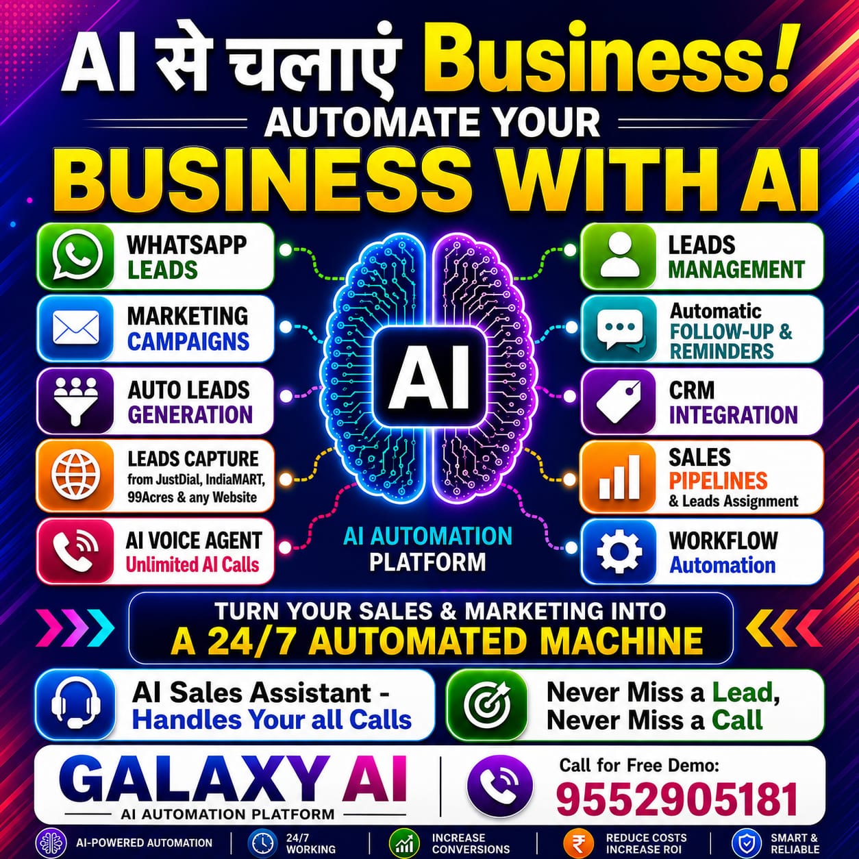 Automate Your Business With AI — WhatsApp Leads, AI Voice Agent, CRM, Sales Pipelines